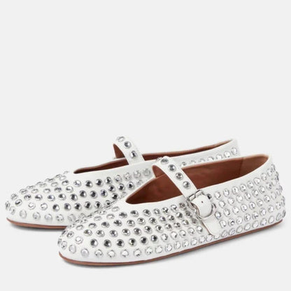 Diamanté Ballet Flats