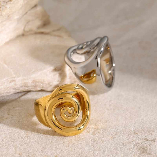 Serein Spiral Ring